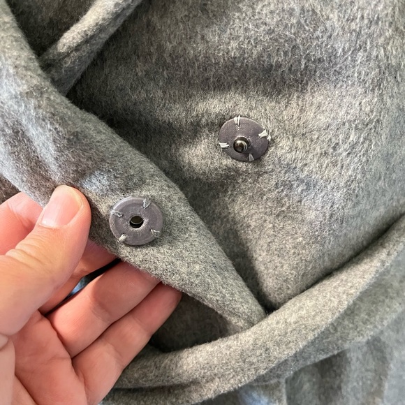 Calvin Klein Wool Trench Coat - Picture 5 of 8